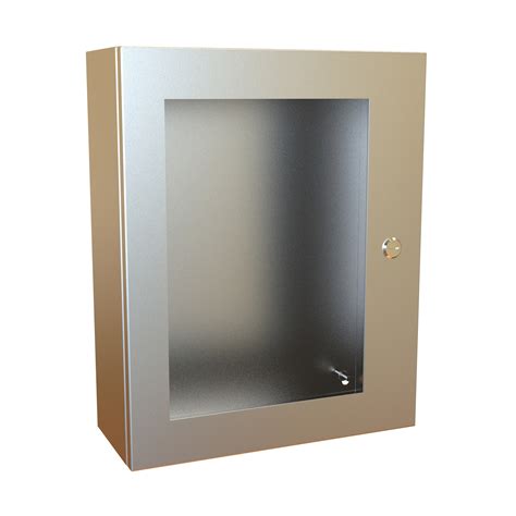 metal enclosure stainless steel|stainless steel enclosure with window.